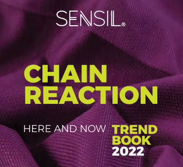 The new annual Sensil® trend book, CHAIN REACTION, is now available and explores six key consumer trends embracing textile developments, consumer attitudes, and market applications that deliver on the changing demands of the consumer. Click Here To Set up a Presentation.